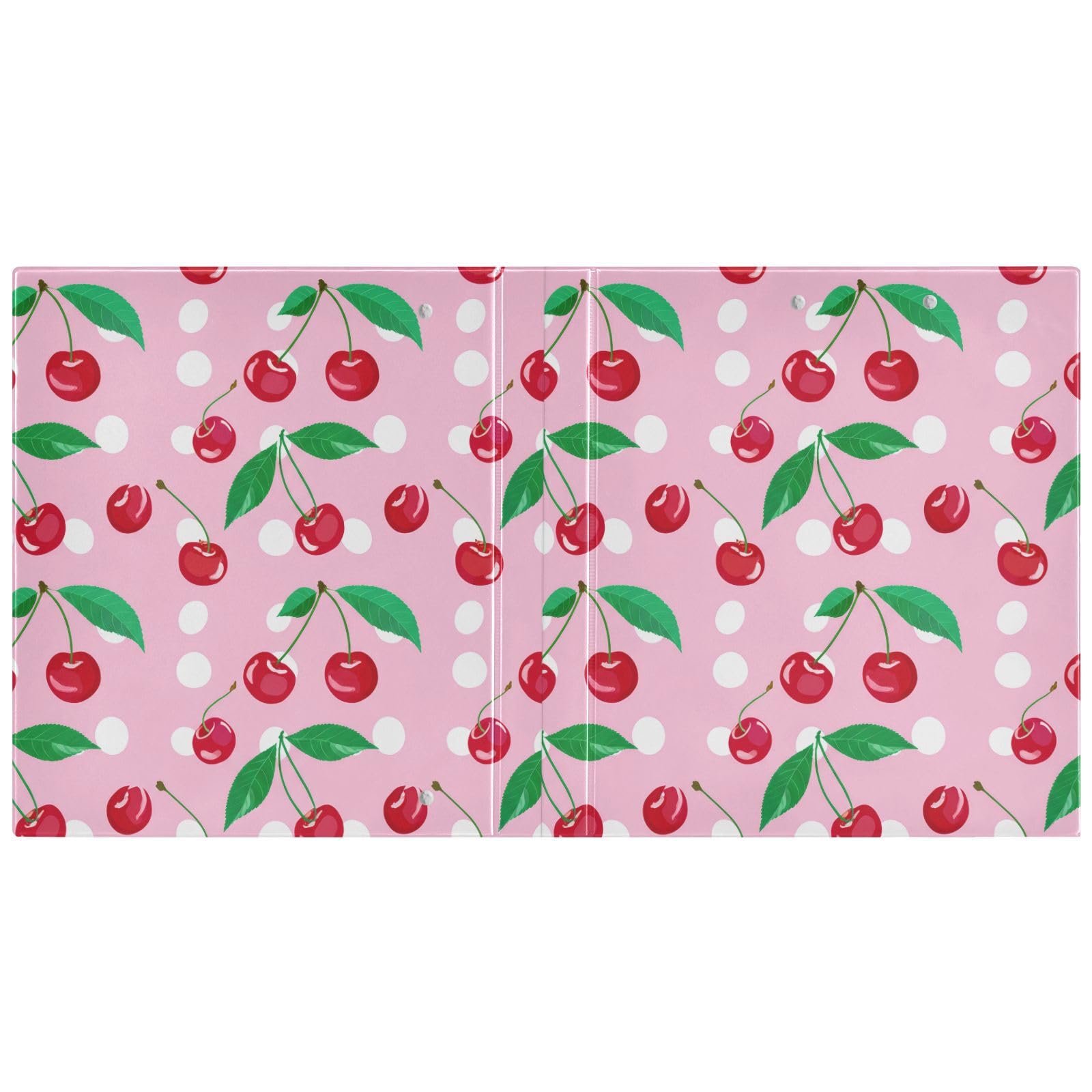 Raccoglitore ad anelli con 3 anelli, 3,8 cm, decorativo, con clip in metallo, formato A4, per casa e ufficio, confezione da 2