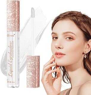 Sombra Glitter,Sombra Líquida Cintilante Glitter | Multichrome Quick Drying Long Lasting Bling Under Eye Shadow, Glitter Liquid Eyeshadow for Halloween Women Thaely