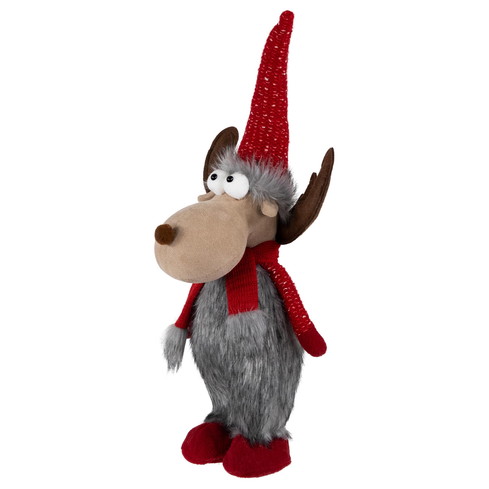 Amazon.com: Northlight Standing Plush Moose Christmas Figure - 20