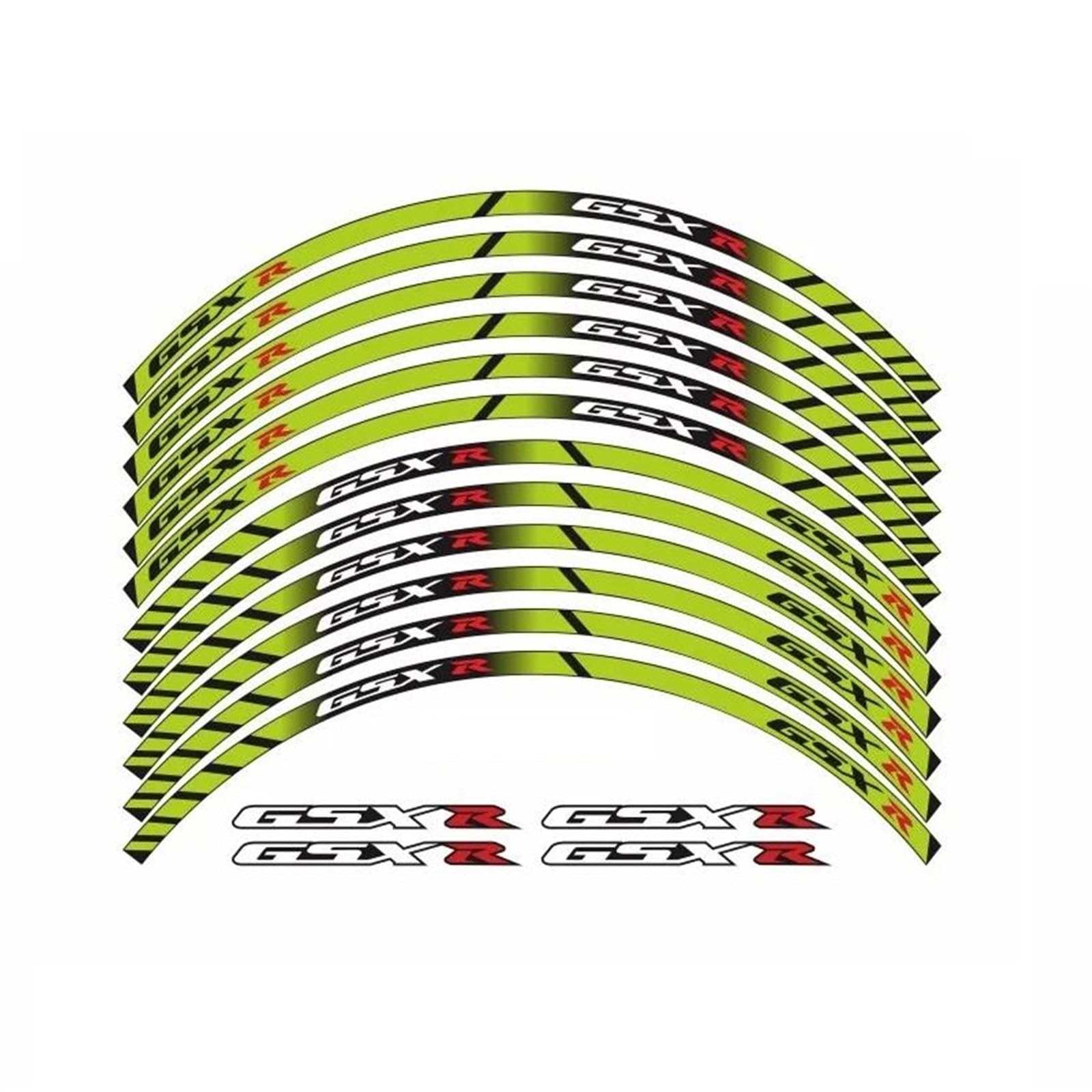 Wheel Stickers Motorcycle Wheel Sticker for Suzuki GSXR600 GSXR750 GSXR1000 GSXR 600 750 1000 Decals Reflective Rim Hub Decorative Stickers Rim Reflective Decal