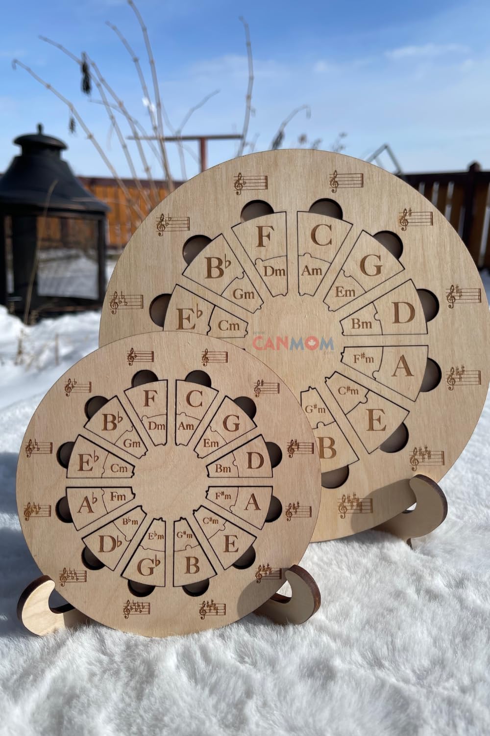 Music theory Learn circle of fifths music note handmade Montessori hand on music activity - Image 7