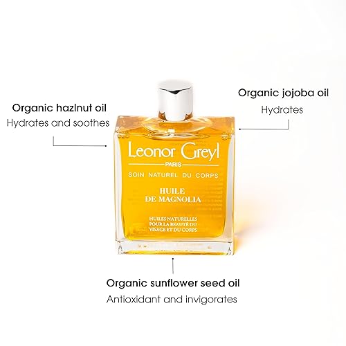 Miniatura 4 de Huile De Magnolia by Leonor Greyl - Aceites naturales que mejoran la belleza para la cara y el cuerpo. 97% ingredientes naturales. Vegano. 3.2 oz