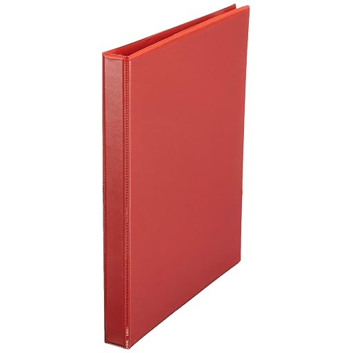 MockWares Basics 1/2-Inch Round Ring Binder Red 12-Pack
