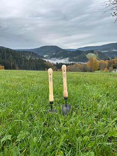 Miniatura 5 de Dewit Paleta con mango de tamaño mediano, herramienta de jardín para raíces y plantación