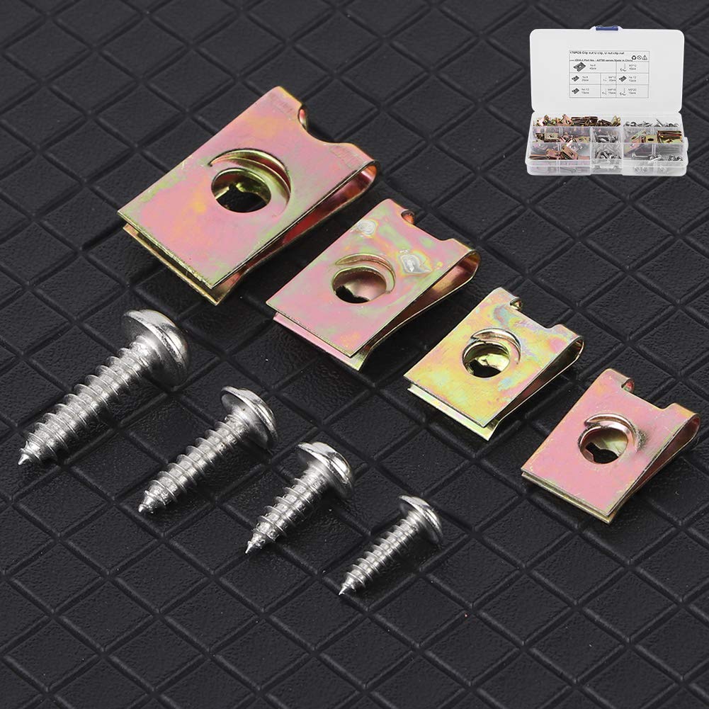 U-Clip Set & Screws. Car Spire Speed Clip Fasteners. Spire U Clips & Screws | UK - View #10
