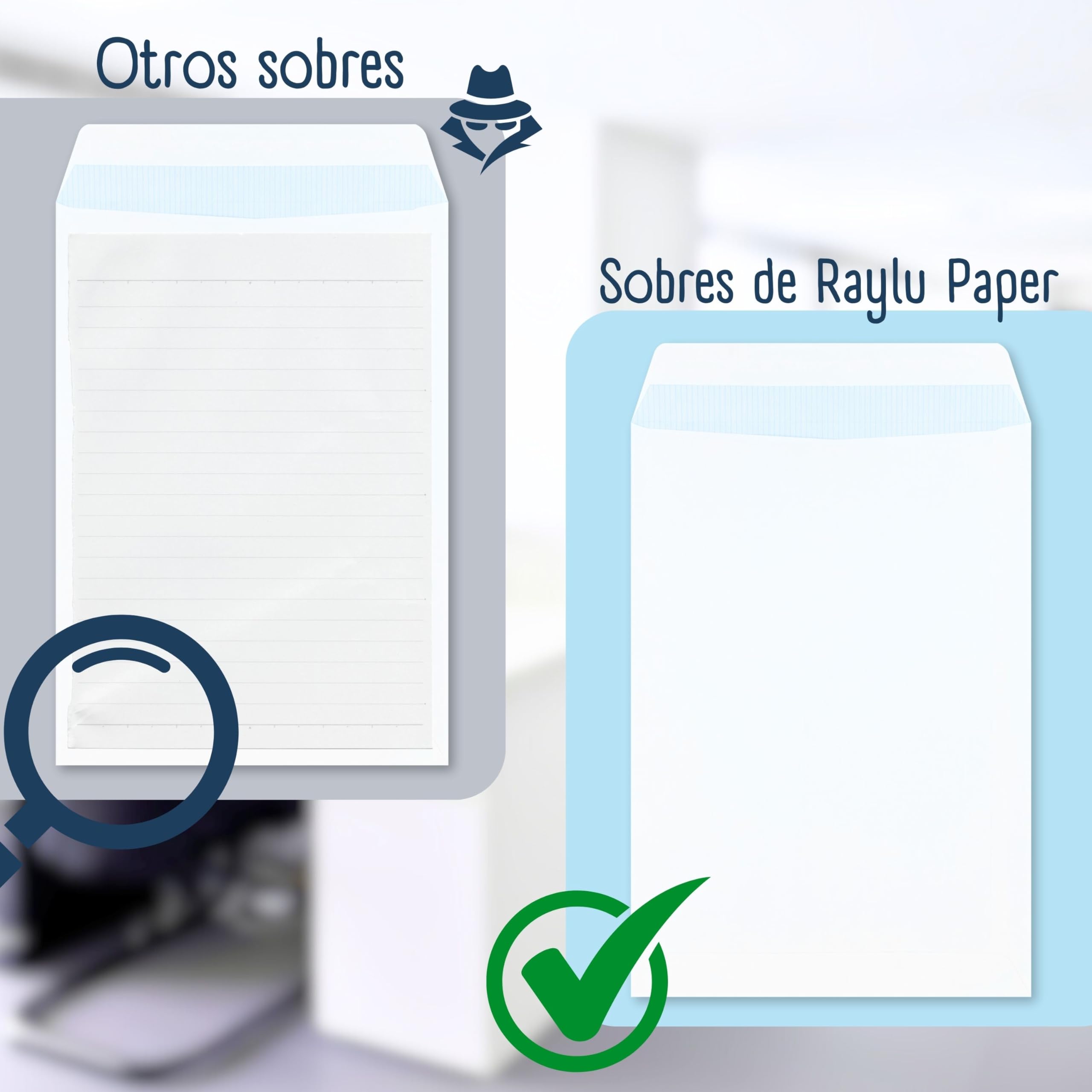 RYMAUP® 20 Buste Di Carta Cowide Con Carta Bianca, Buste In Carta Kraft - Foto 6