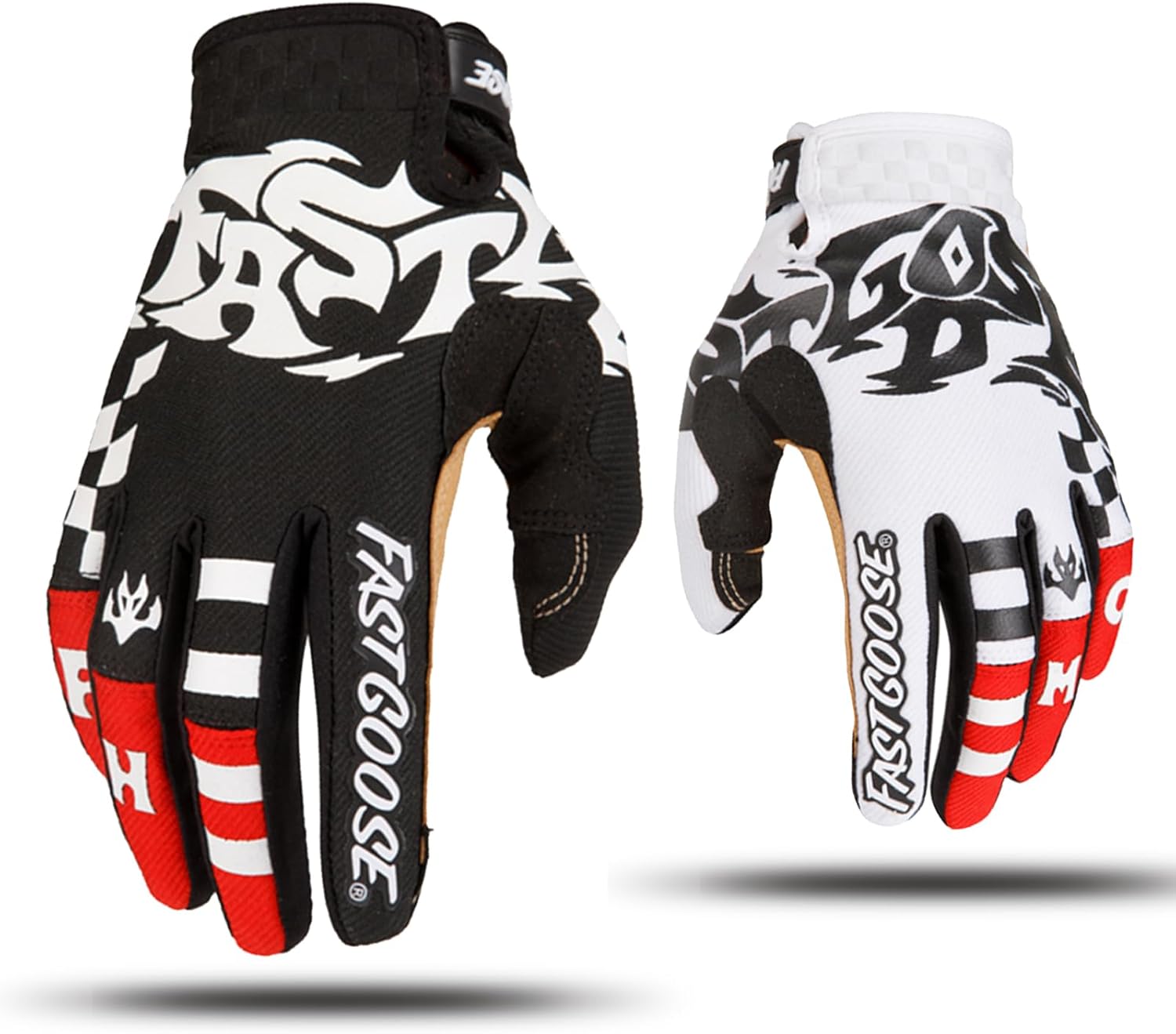 FASTGOOSE Riding Gloves Breathable Stretchy Touchscreen