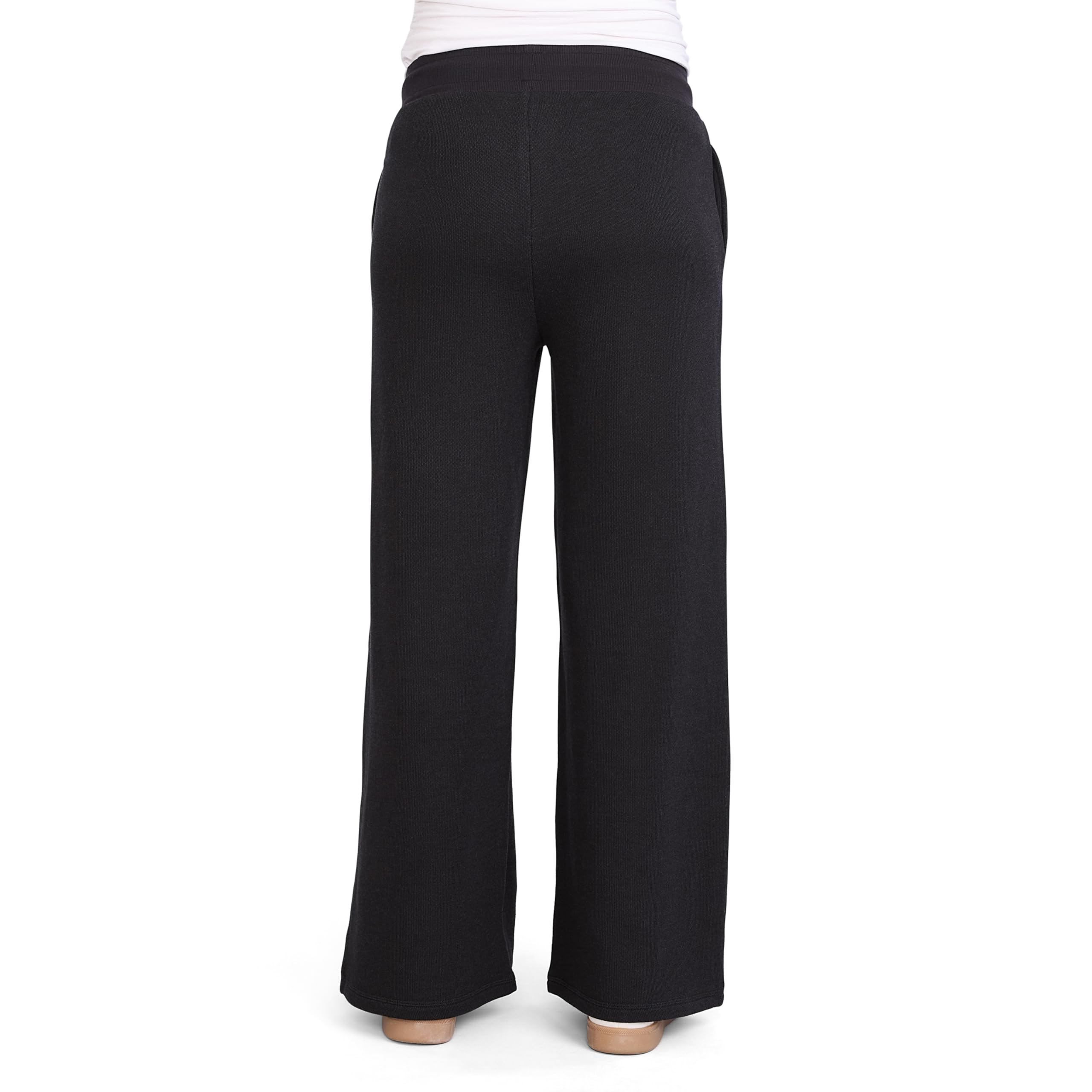 Motherhood Maternity Damen Under The Belly Wide Leg Pregnancy Lounge Sweatpants with Drawstring Trainingshose