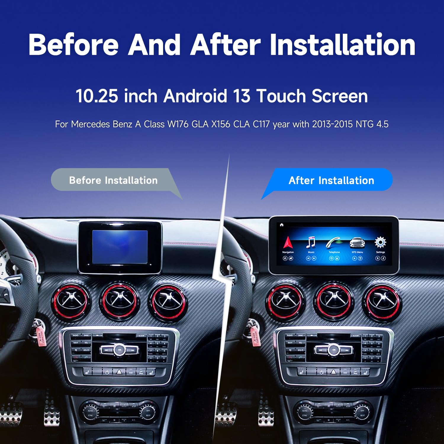 Amazon.com: Android Touch Screen Wireless Carplay Android Auto Car