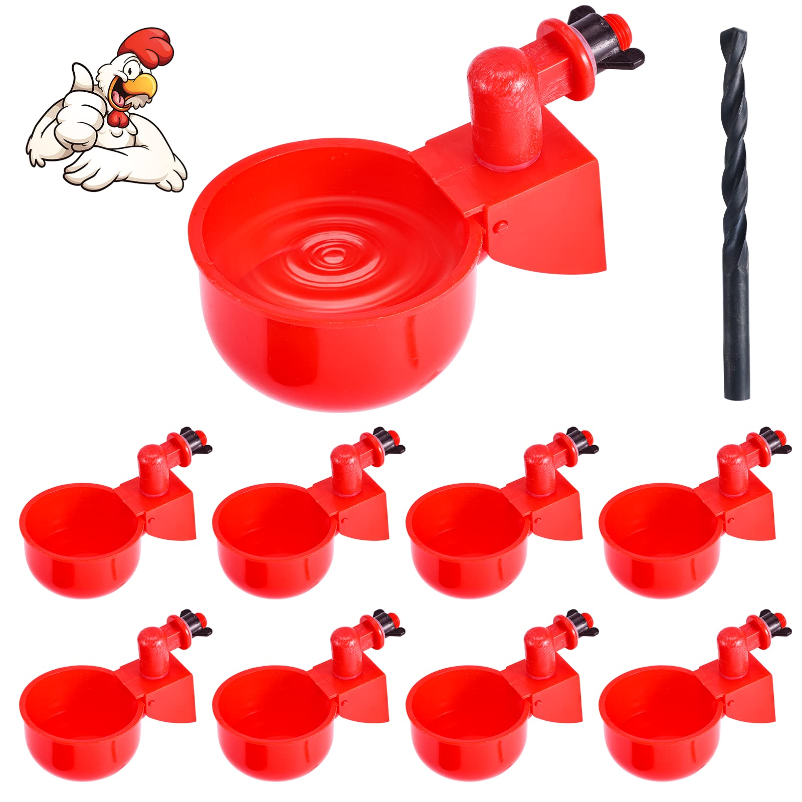 Buy Yrangee Chicken Waterer, Automatic Chicken Water Cups for Poultry