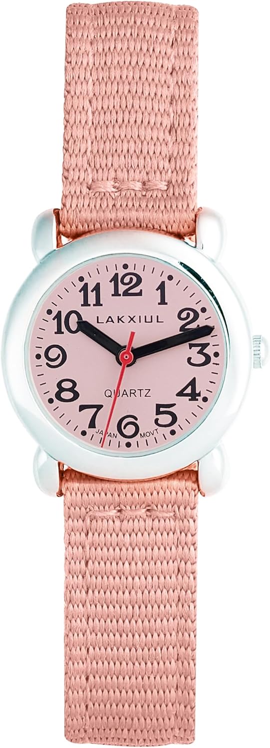 Kids’ Quartz Watch, Magnetic Buckle, Nylon Strap