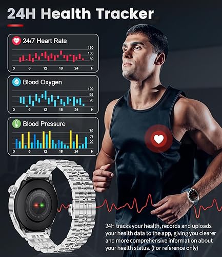 Miniatura 4 de LIGE Reloj inteligente para hombre con llamada Bluetooth, 1.39 pulgadas, HD IP68, resistente al agua, para Android iOS, más de 111 modos deportivos,