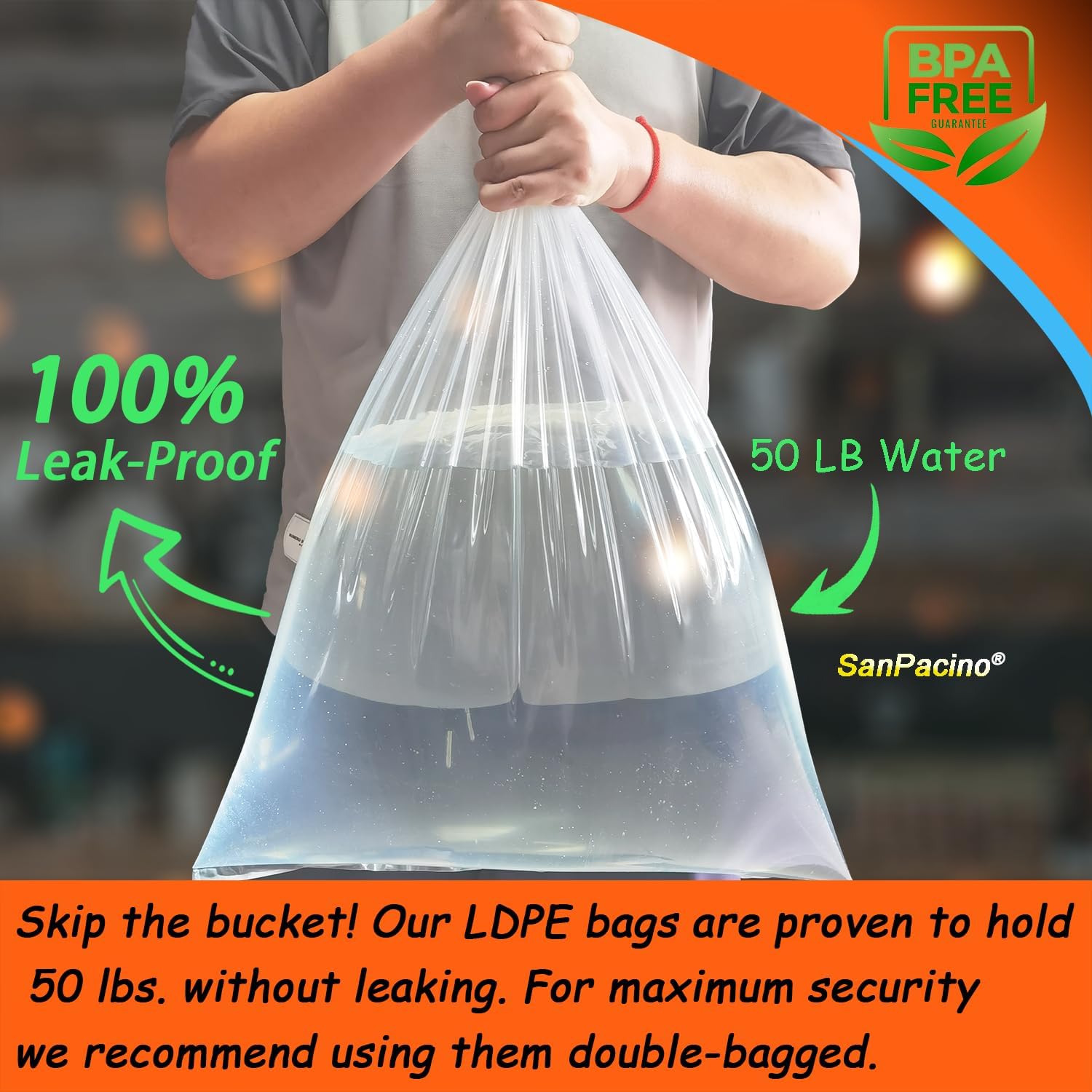 Brine Bag,12 Pack 4Mil 20"x30",Turkey Brine Bag with 50lb Wet Load Capacity,Brining Bags for Turkey Food Grade BPA Free,5 Gallon Bucket Liner Extra Heavy Duty Leak Proof - Image 4