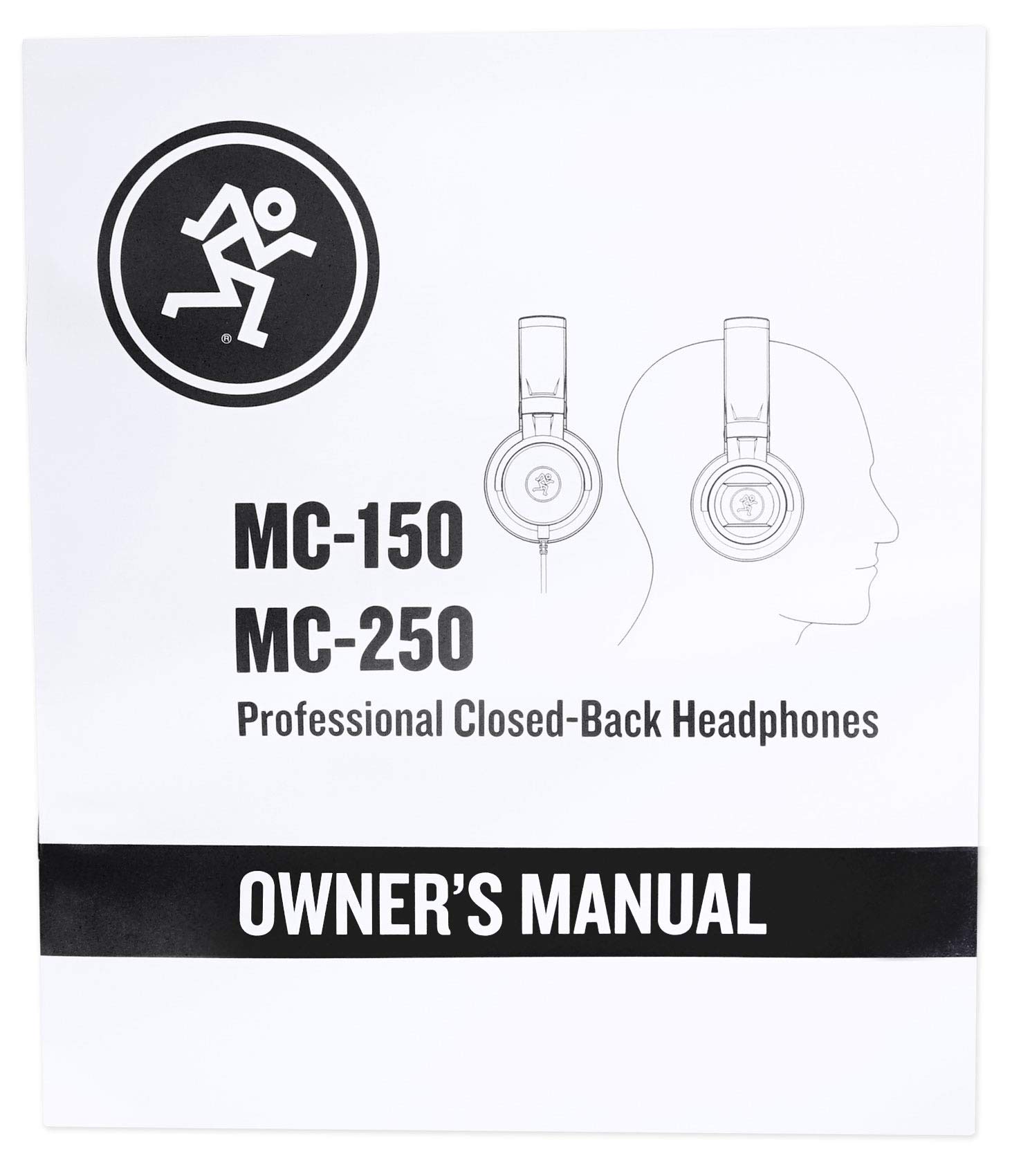 Mackie MC-150 - Casque professionnel circum-auriculaire fermé à transducteurs de 50 mm pour le monitoring en studio, les DJ, la création de contenu et l'écoute à domicile