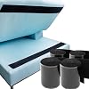 ECOHomes Heavy Duty Strips for Couch Cushions 1 Inch x 52 FT Keep Sofa Cushions from Sliding - Adhesive Hook and Loop Tape Roll to Prevent Sliding Couch Cushion, Outdoor Non Slip Furniture Grip Black