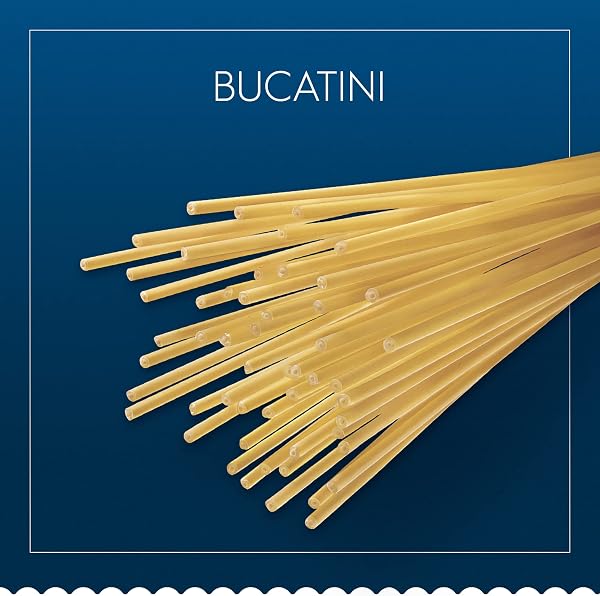 Barilla Pasta Bucatini N.9, Pasta Lunga di Semola di Grano Duro, I Classici, Tempo di Cottura 8 Minuti, Confezione da 500g - 5
