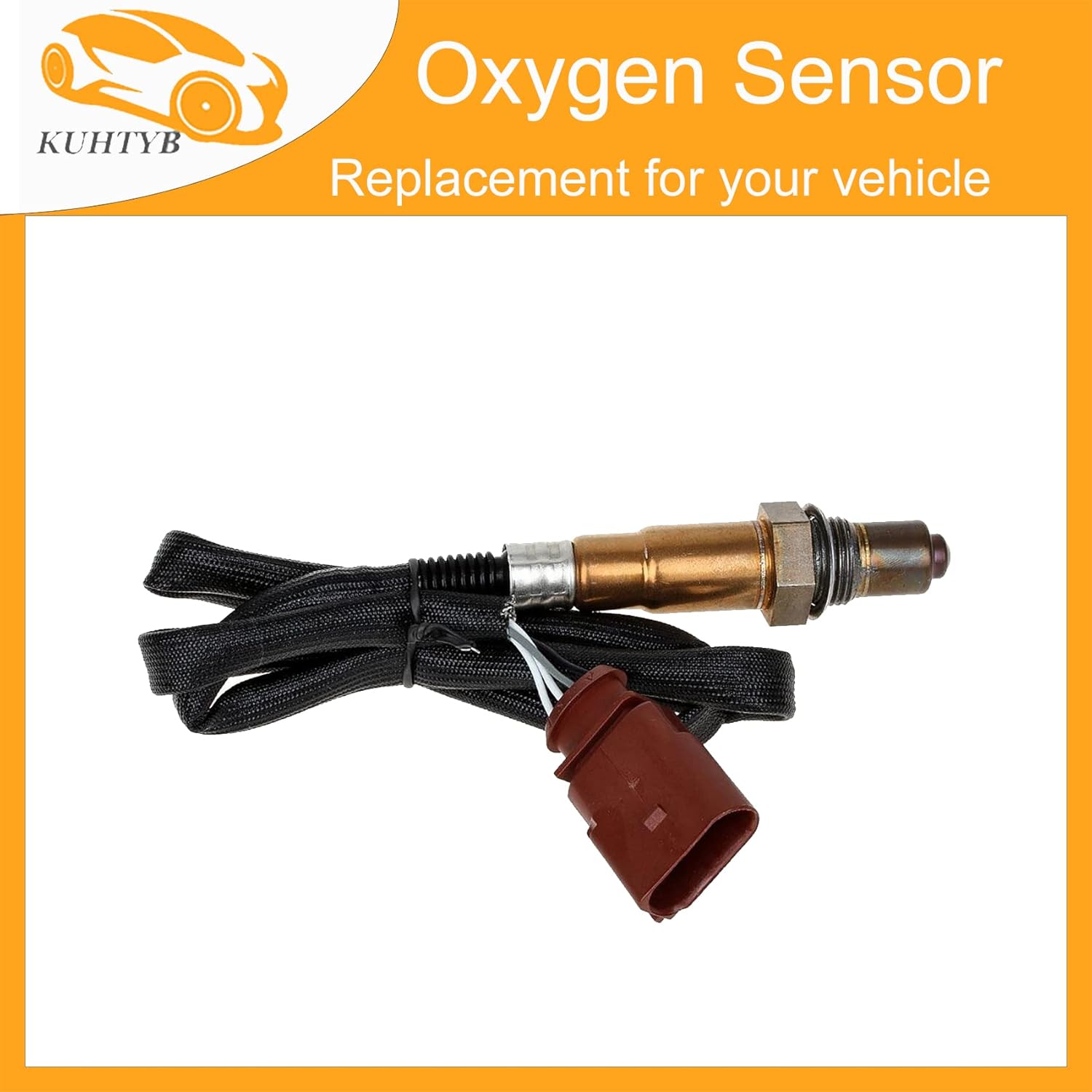 Oxygen Sensor 25681 25687 Upstream O2 Sensor Compatible with AUDI 2013-2008 A3 Gas Engine and CBFA Engine Loc.Center L4 3.5L