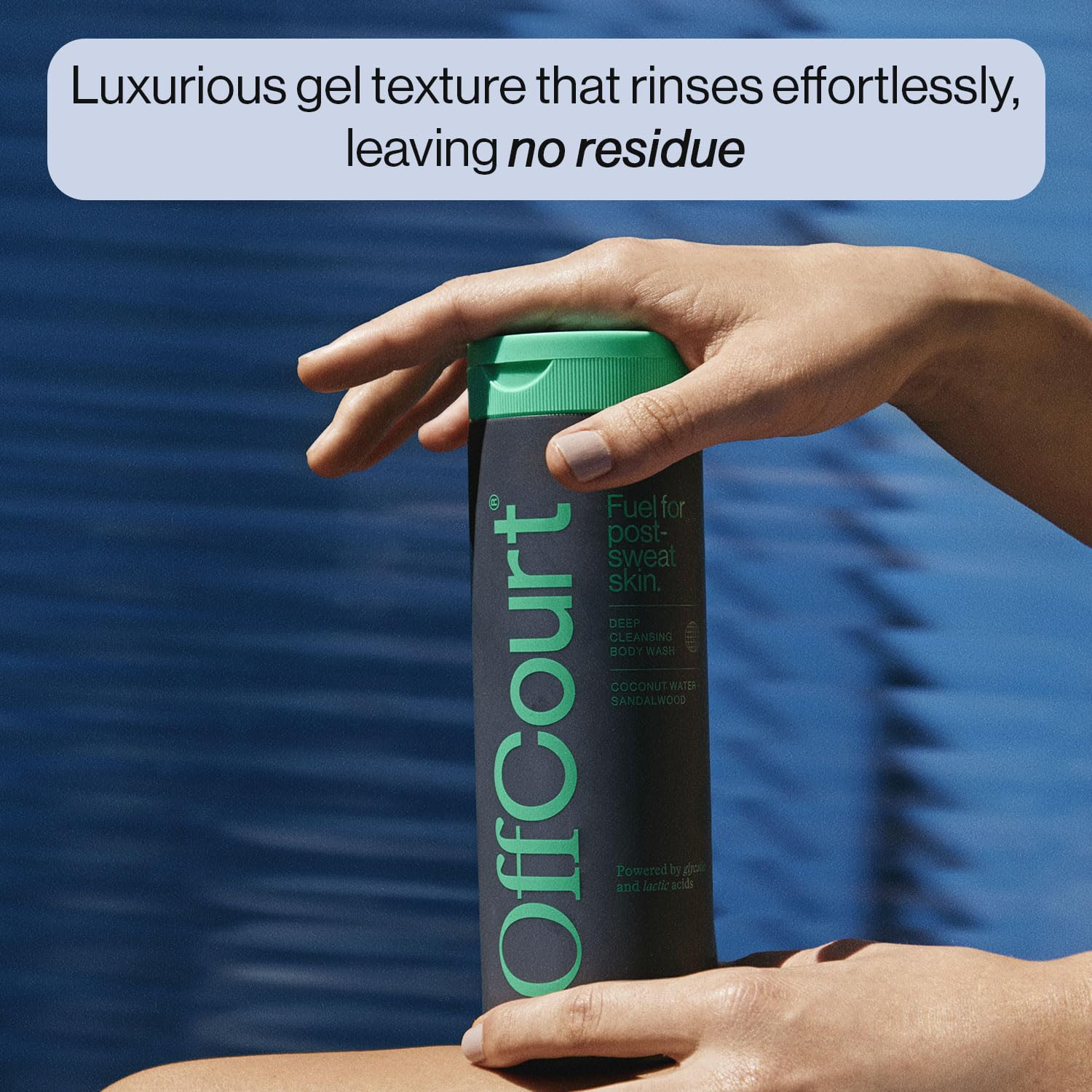 OffCourt - Coconut Water + Sandalwood Scent Deodorant Body Spray and Body Wash Bundle