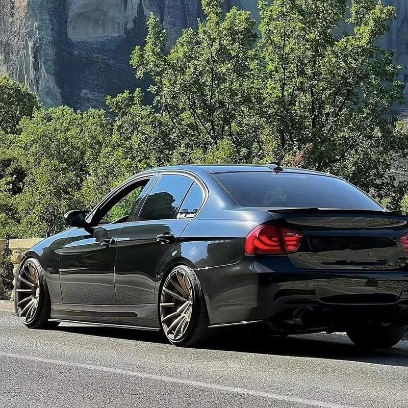 Faldón lateral de coche para BMW E90 320i 335i M3 alerón difusor parachoques 4
