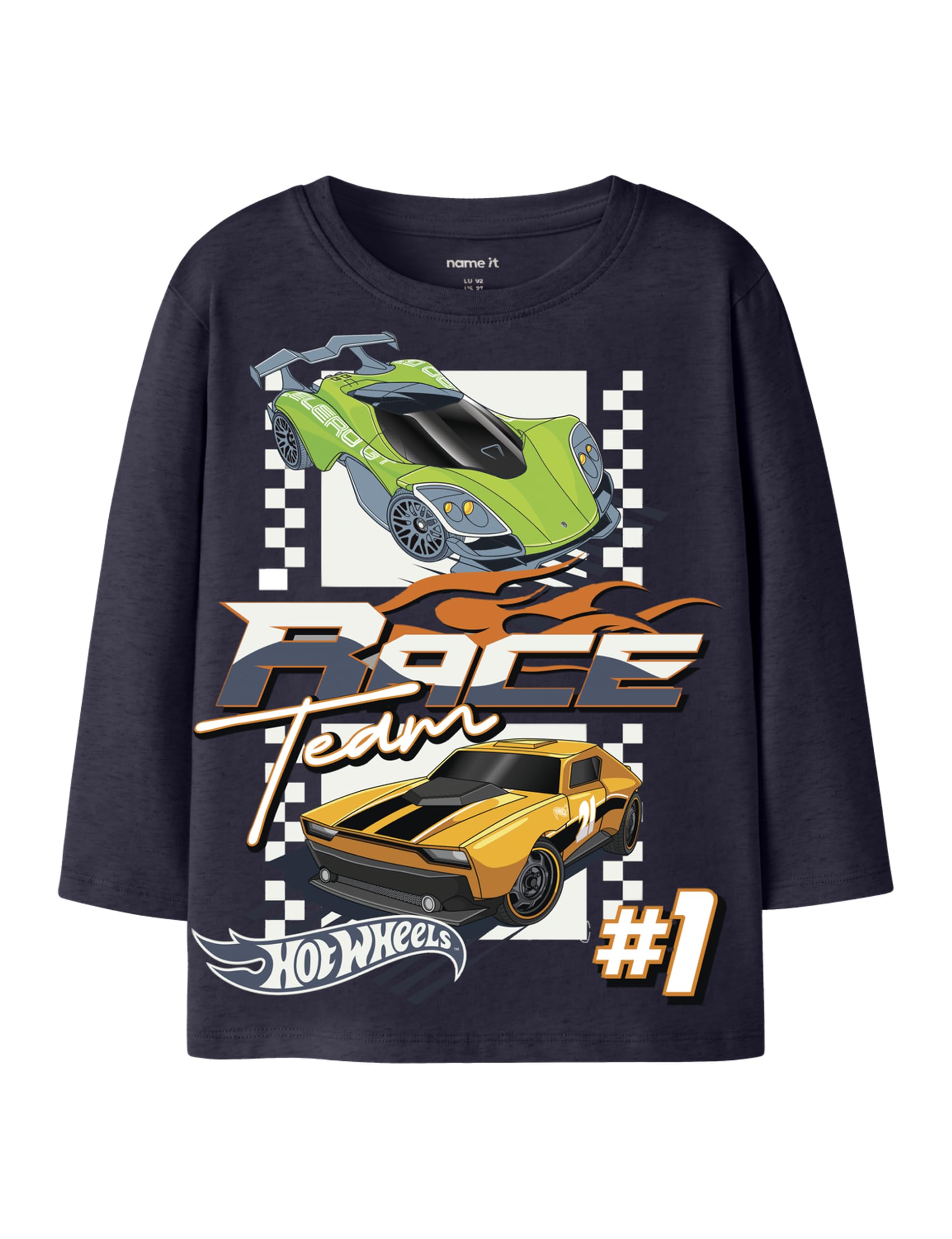 Name IT Jungen Nmmjunior Hotwheels Ls Nreg Top Box Mat Nmmjunior Hotwheels Ls Nreg Top Box Mat (1er Pack)
