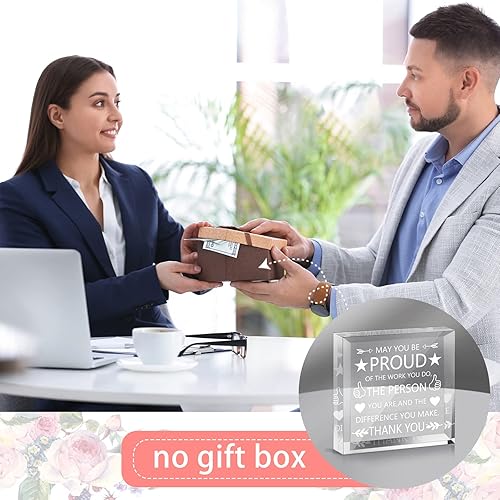 Miniatura 7 de Regalo acrílico para compañeros de trabajo, regalo de agradecimiento a los empleados, regalo de agradecimiento para el empleado, regalo de