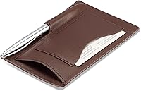 Vista 2 de HISCOW Classy - Jotter de cuero con soporte para bolígrafos, piel de becerro italiana (marrón)