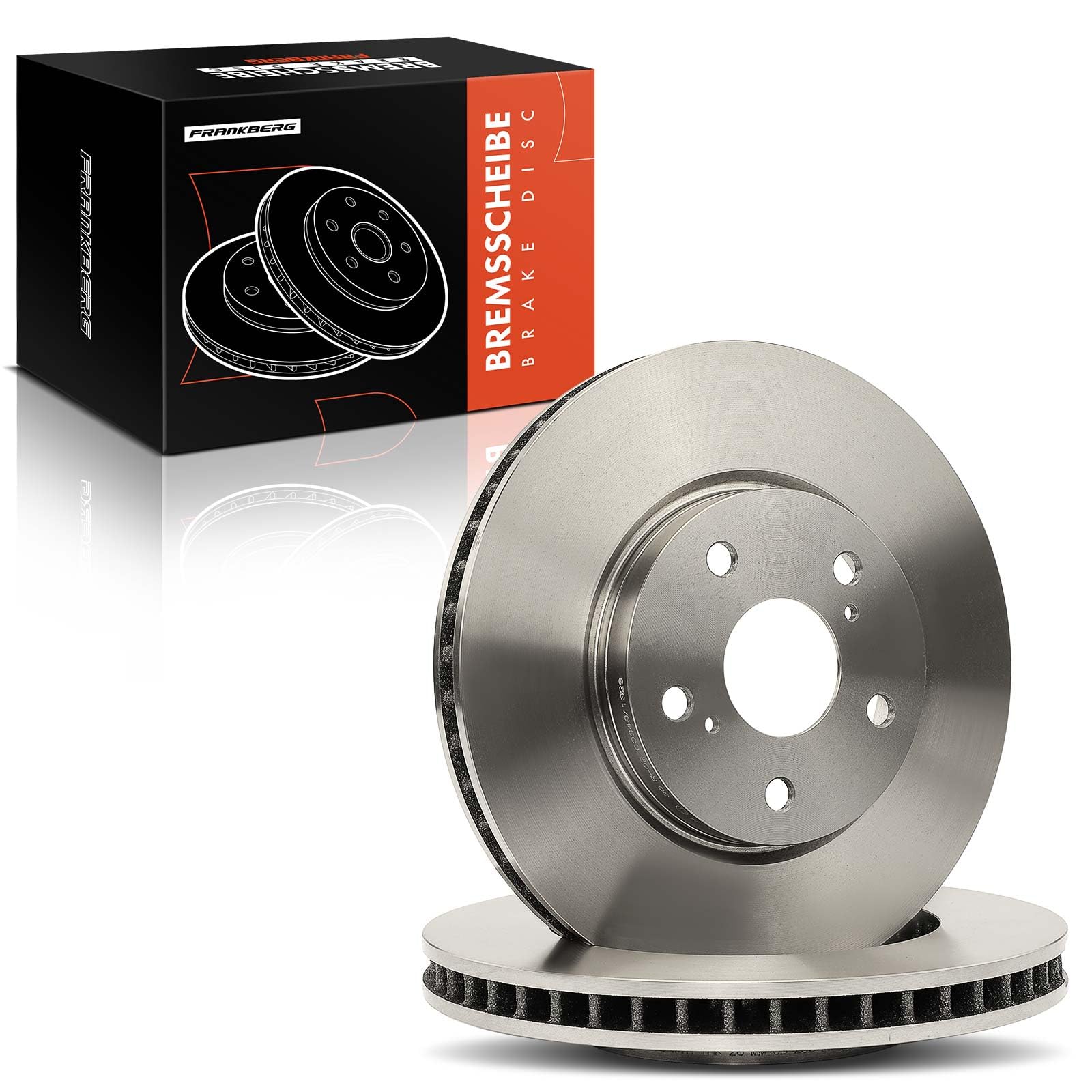Frankberg 2 dischi freno anteriori ventilati ⌀296mm 4351230310 435120P010 | Compatibile con: IS II E2, IS III E3, IS C GSE2