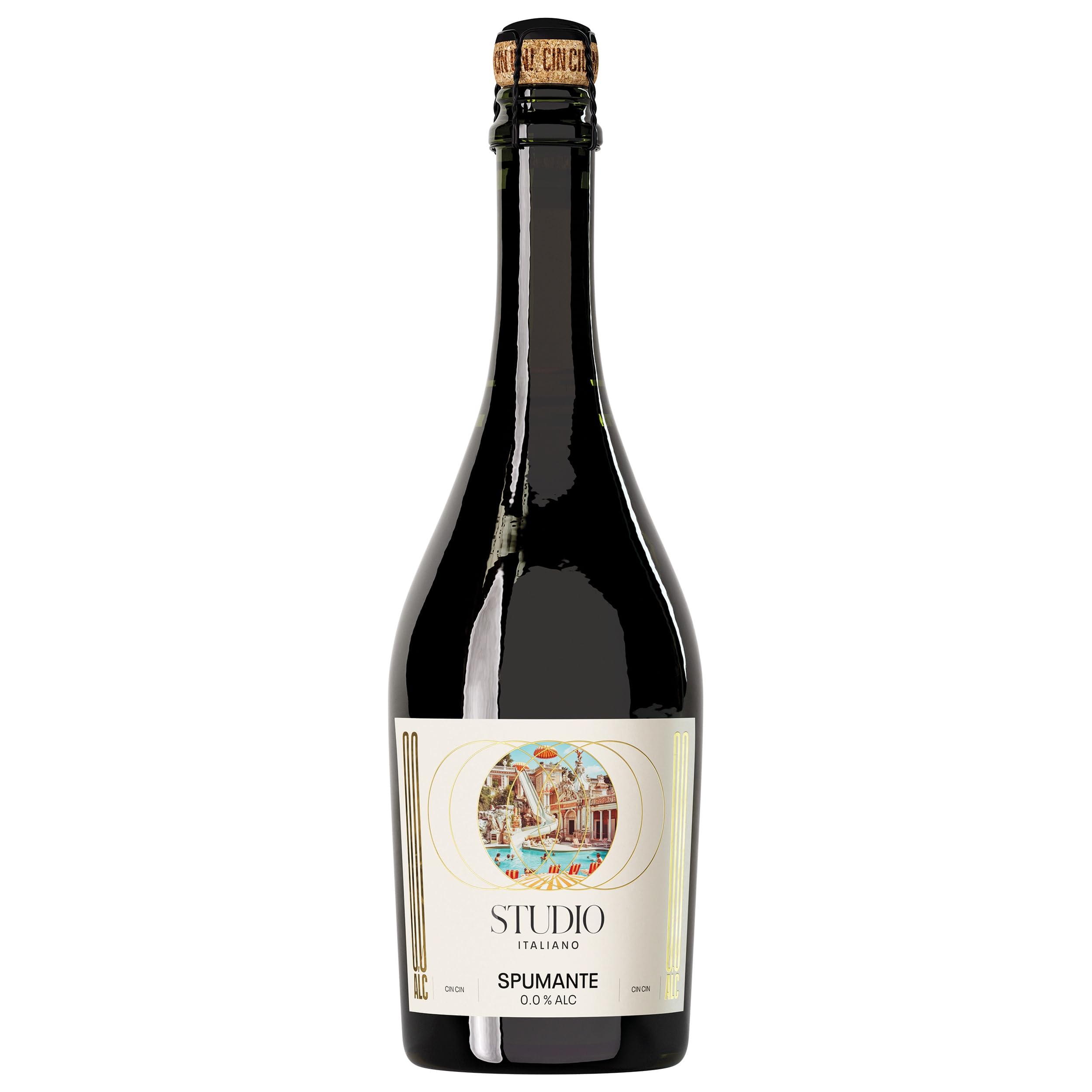 KOLONNE NULL Studio Italiano Spumante Sekt Weiss Trocken VEGAN Italien inkl. FeinWert E-Book (6 x 0.75 l)