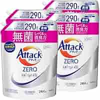 Amazon | 花王 アタックゼロ 詰替え 大容量 2900ml ×4袋 液体
