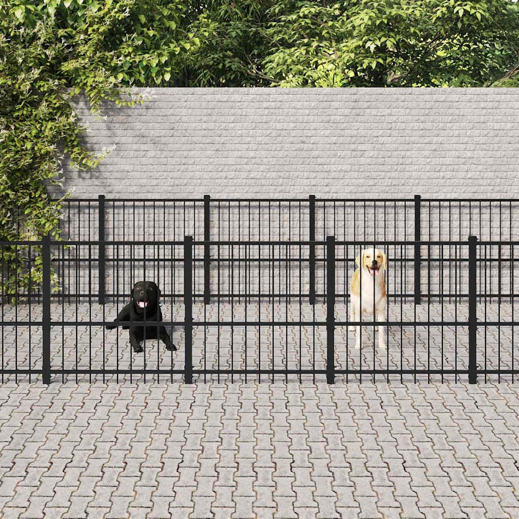 Cuccia in acciaio per cani, 16,94 m²