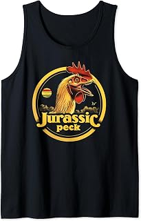 Jurassic Peck Chicken Dinosaur Tank Top