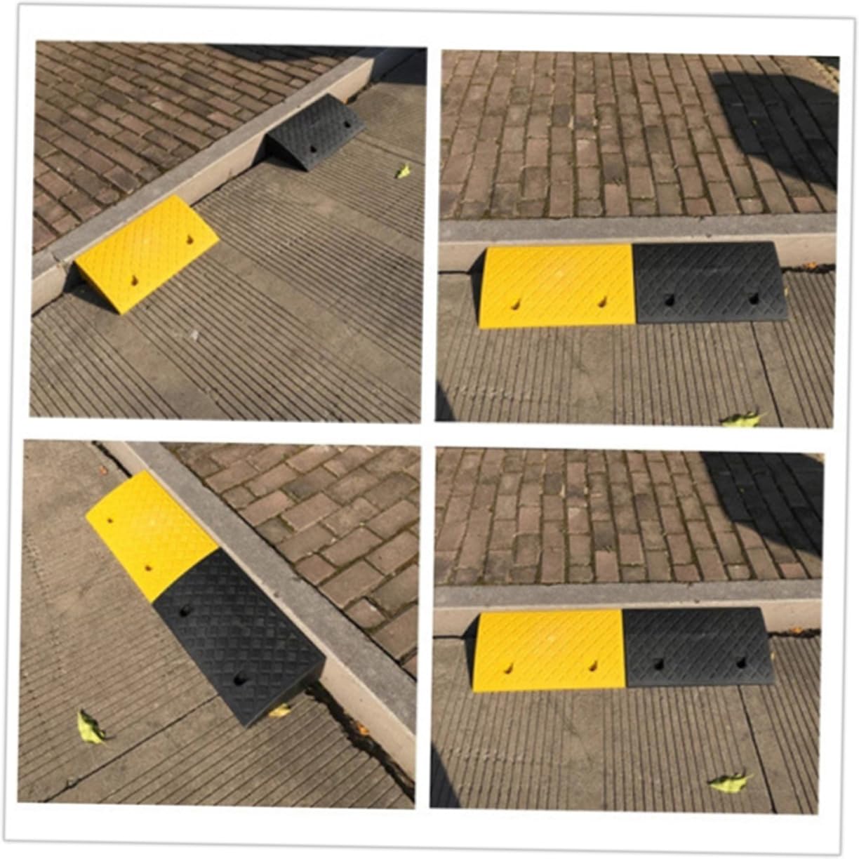 FUNOMOCYA Step Ramp for Curb Portable Heavy Duty Threshold Ramp for Car Truck Scooter Motorcycle 49.50x24.00x6.70cm