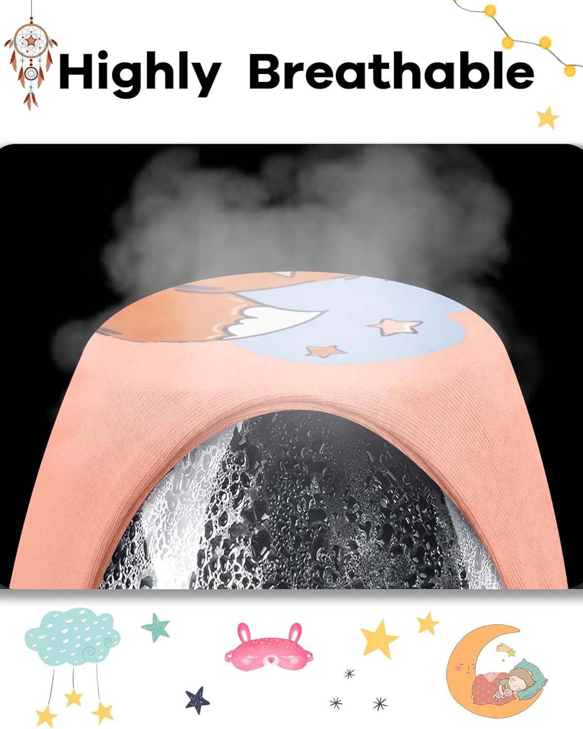 DAUGHTER QUEEN Girls Summer Pajamas Set 4 Pieces 100% Cotton Sleepwear Size 18 Months-12 Years - Image 6