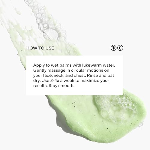 Miniatura 6 de CLEARstem - VITAMINSCRUB - Limpiador exfoliante con infusión antioxidante - Jabón facial exfoliante + exfoliante corporal - Vitamina C, cáñamo,