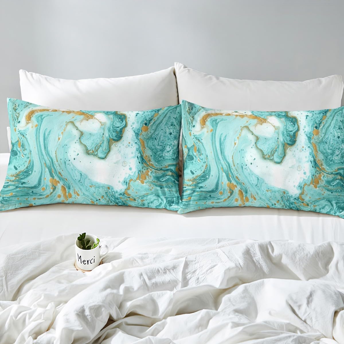 Set di biancheria da letto matrimoniale con motivo floreale