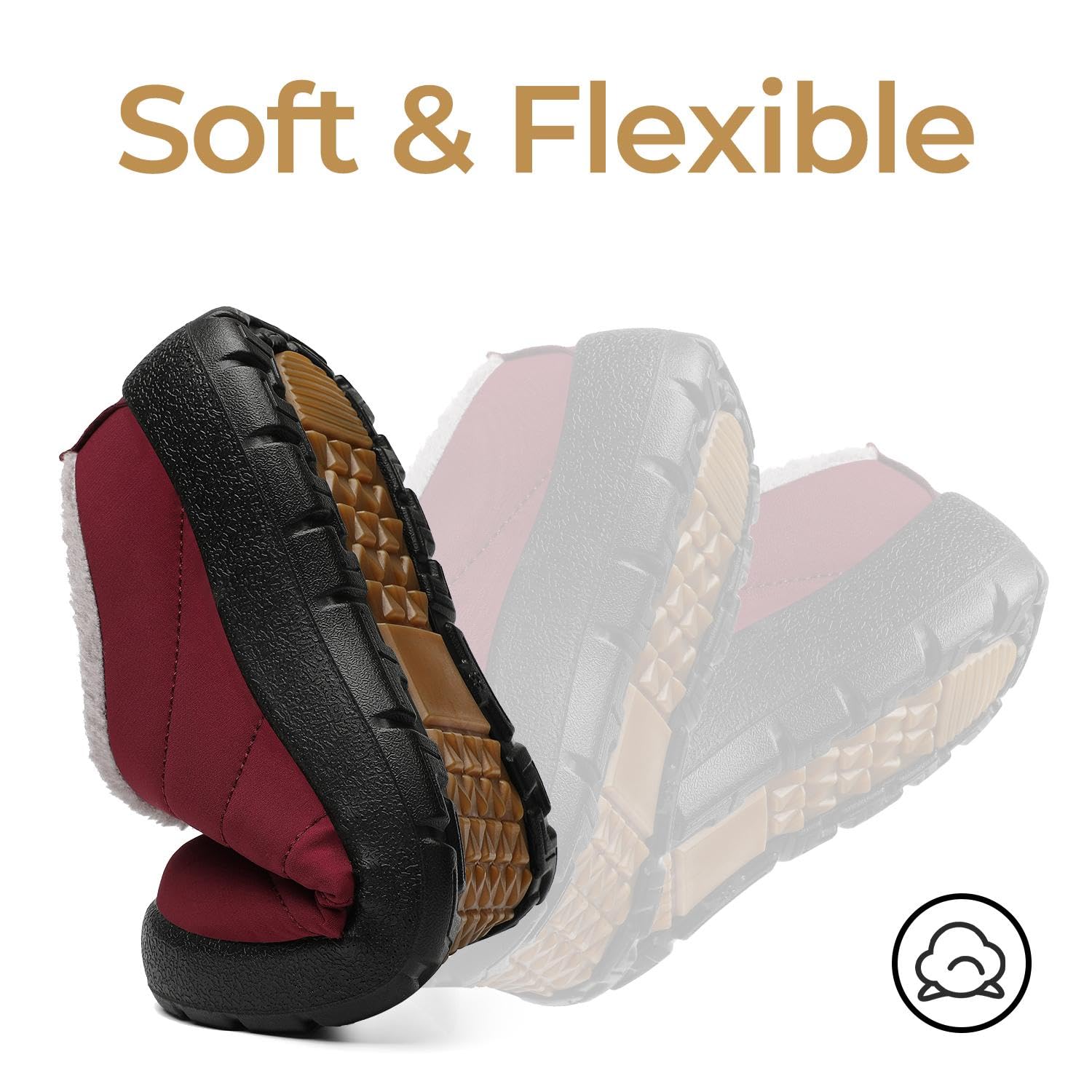 Mishansha Pantofole Casa/Esterno Donna Uomo Scarpe Inverno Calde e Morbide con Comode Imbottitura Interna e Suola Spessa Antiscivolo