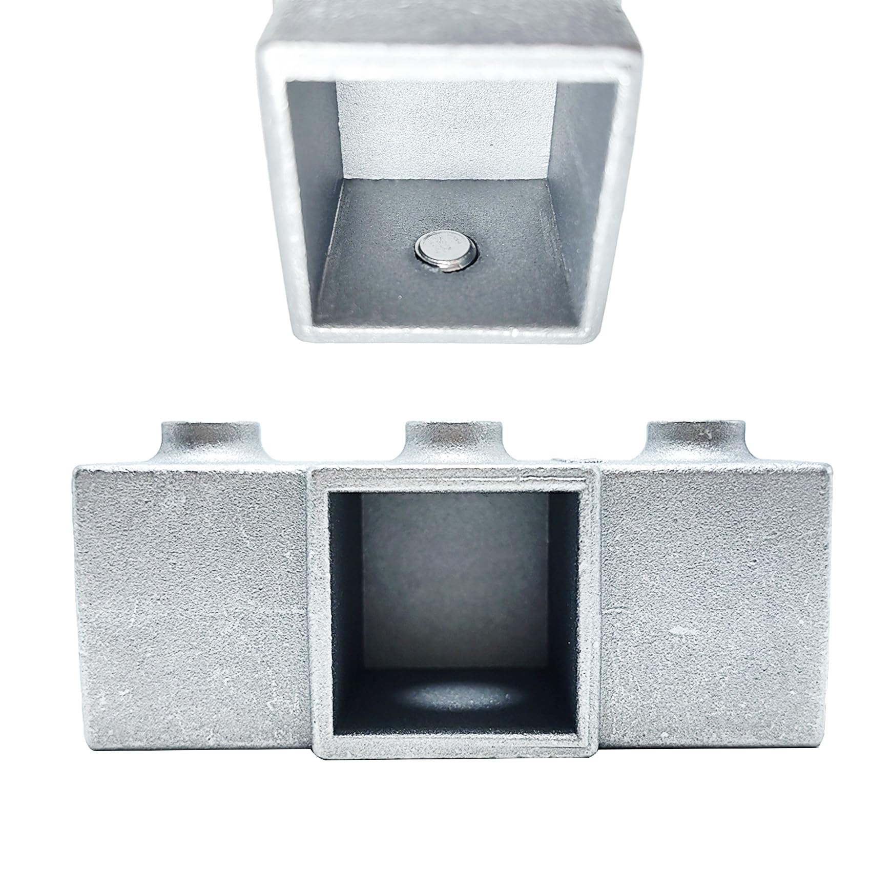 OTTFF 20 Pack 1" Aluminum Square Tubing Connector, 3 Way Eblow Corner Fitting, Structural Pipe Clamp For Chain Link Fence Rails, Pipe Clamps - Canada - View #7