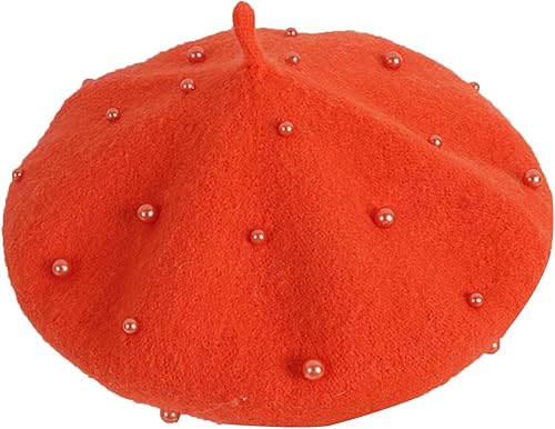 Miniatura 11 de Gorros de boina de perlas para bebés y niñas, sombreros de lana para fiesta de bebé, sombreros de primavera y verano, accesorios para bebés de 2 a 6