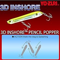 Vista 4 de Yo-Zuri 3D Inshore Pencil Popper, Floating