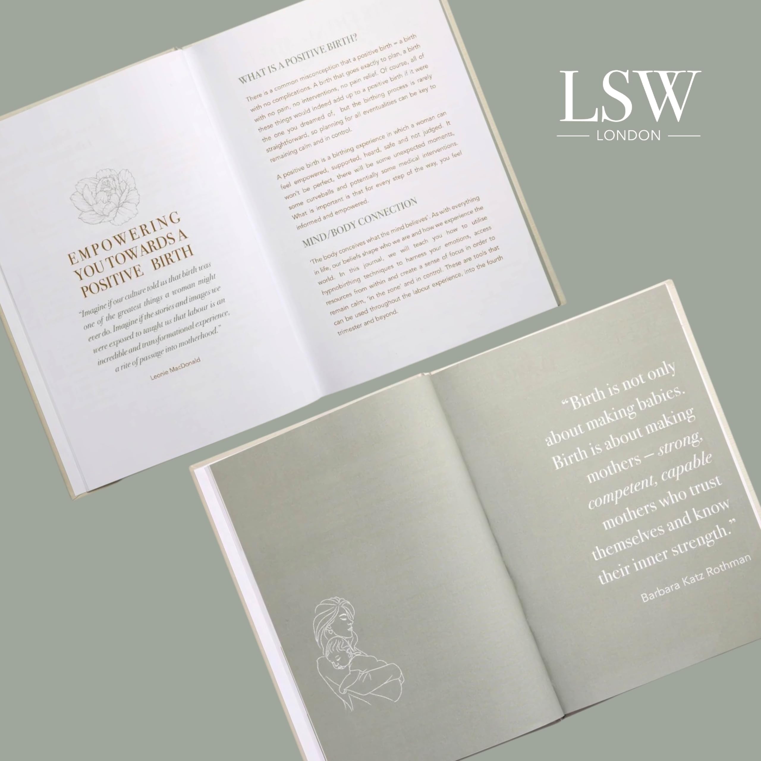 LSW Mama Notes, Grey - Image 4