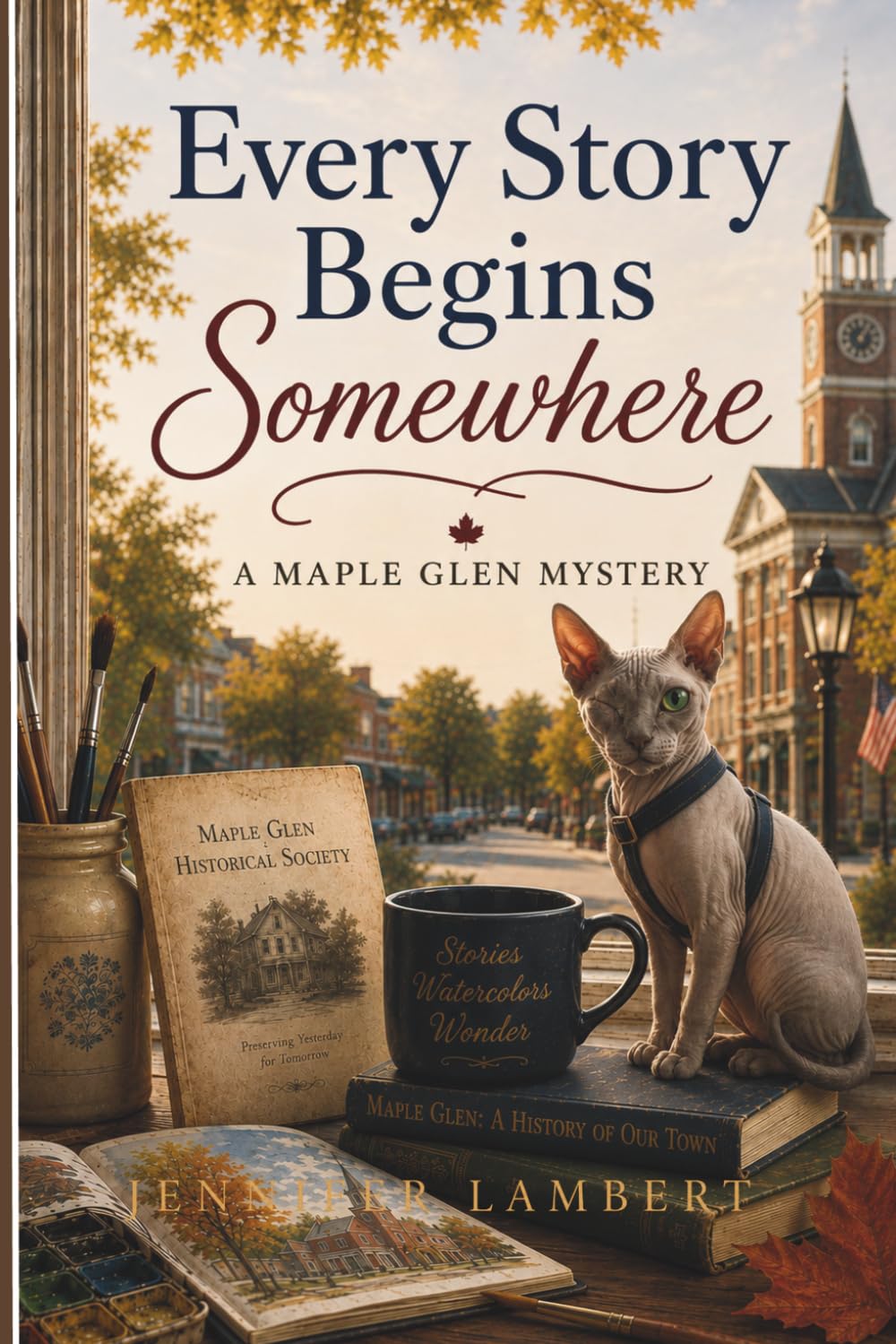 Every Story Begins Somewhere: A Maple Glen Murder Mystery (Maple Glen Mysteries Book 1)