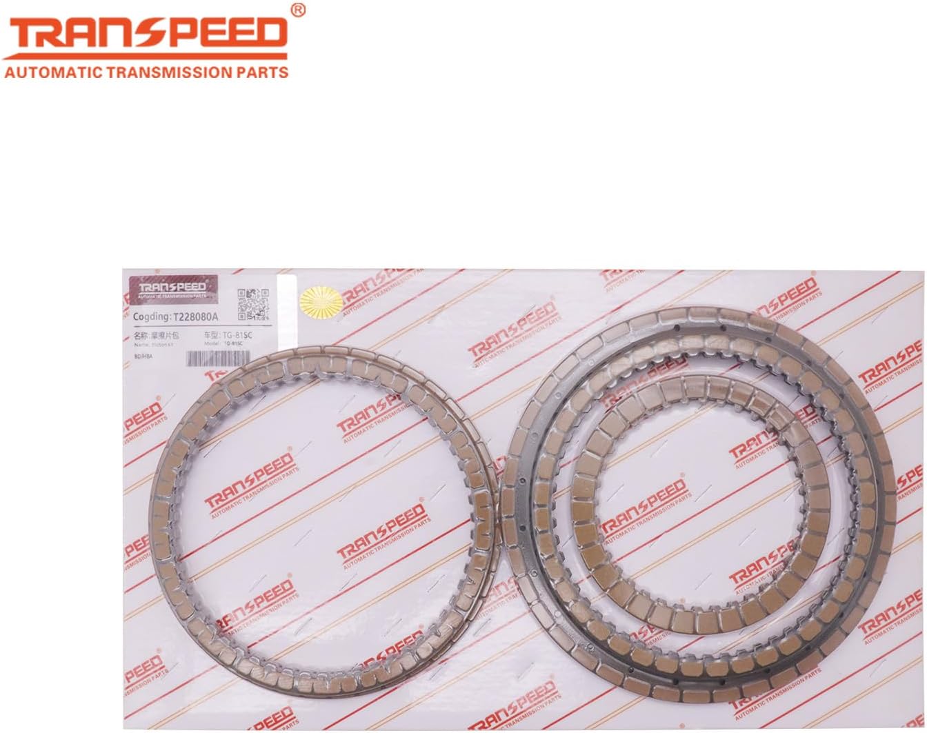 TRANSPEED TG-81SC Automatic Transmission Friction Kit Clutch Plates For BMW X1 X2 MINI 1.5L 2.0L