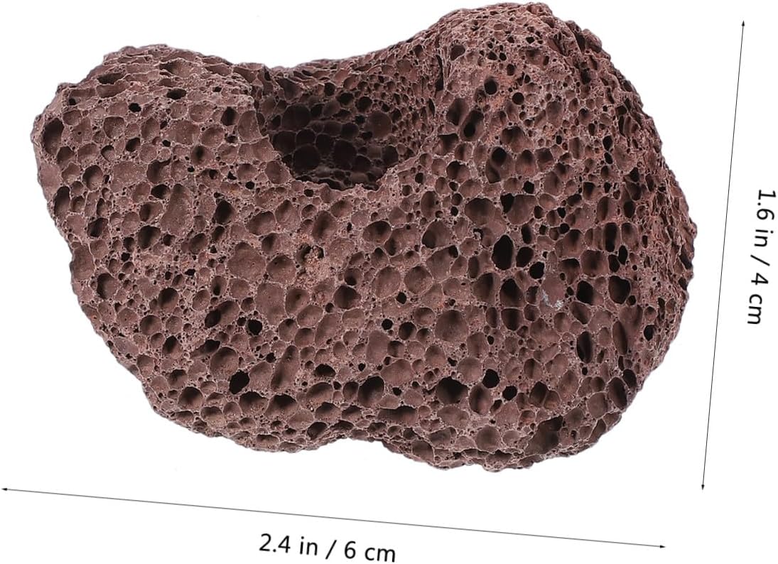 ORFOFE 10pcs Aquarium Cave Fish Habitat for Fish Tank Decoration Natural Volcanic Rock for Hiding and Playing for Fresh and Aquariums