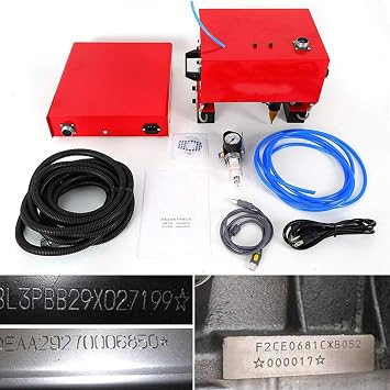 Pneumatic Dot Peen Marking Machine, Metal Engraving with Digital Control for Mechanical Parts, Perfect for Precision Marking and Metal Surface Treatments
