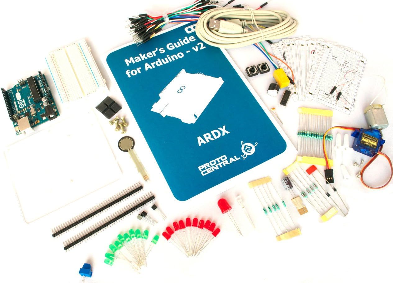 ARDX - Maker's Kit for Arduino - v2 (Starter kit includes Arduino Uno R3