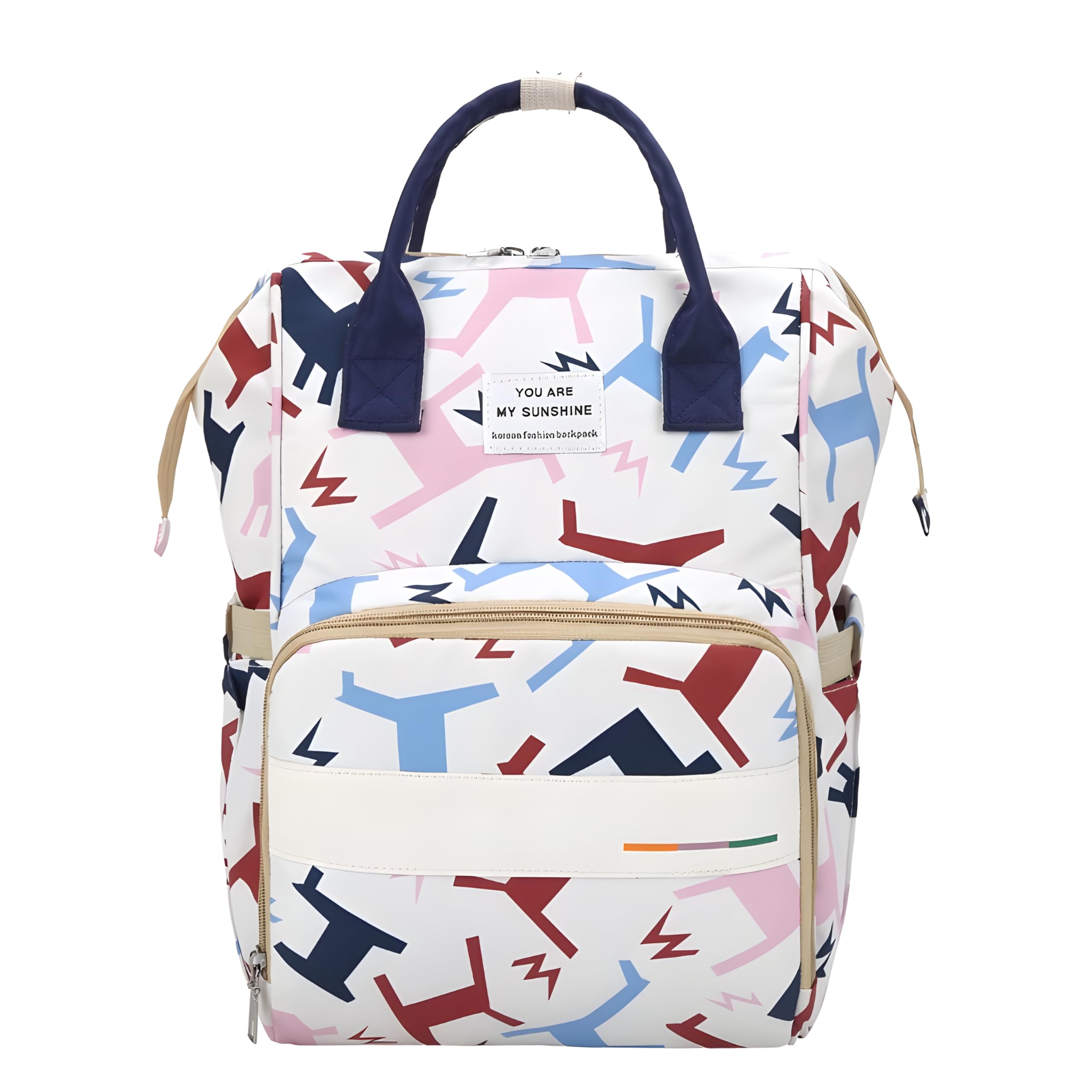 DREAM DOODLE Multi-Pocket Diaper Bags for Toddlers - Durable & Stylish Polyester Oxford Fabric with 13 Compartments - Perfect for Travel, Daycare, Everyday Use-image-48
