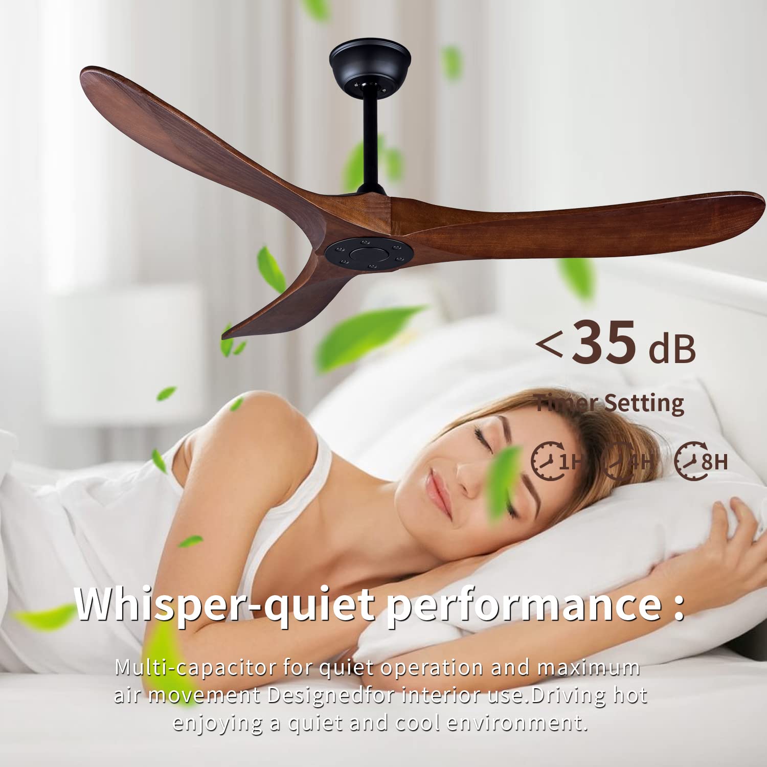 Amazon | FOBLKS 52インチ 寝室用シーリングファン 3枚羽根シーリング Amazon | FOBLKS 52インチ 寝室用シーリングファン 3枚羽根シーリング