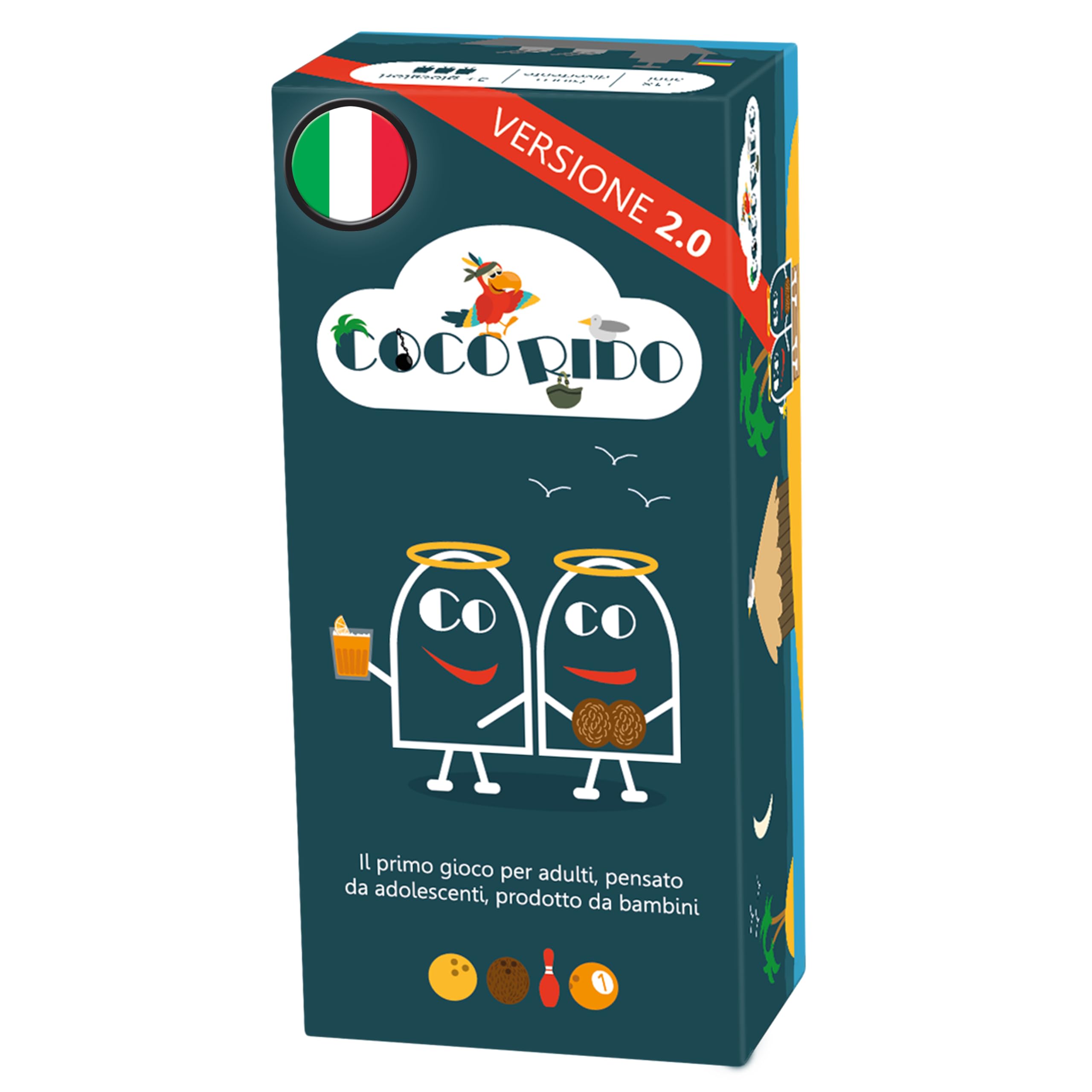 Asmodee – COCO RIDO (Versione 2.0) – Carte da Gioco Irriverenti | Divertente Gioco da Tavolo per Adulti a Tema Black Humor – 3-10 Giocatori – 18+ Anni – 10-30 Minuti – Edizione Italiana