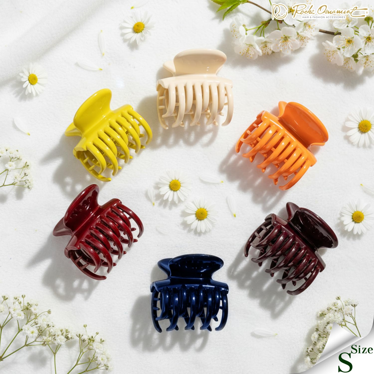 Amazon.com : RC ROCHE 6 Pcs Double Claw Hair Clip Tooth Claw 
