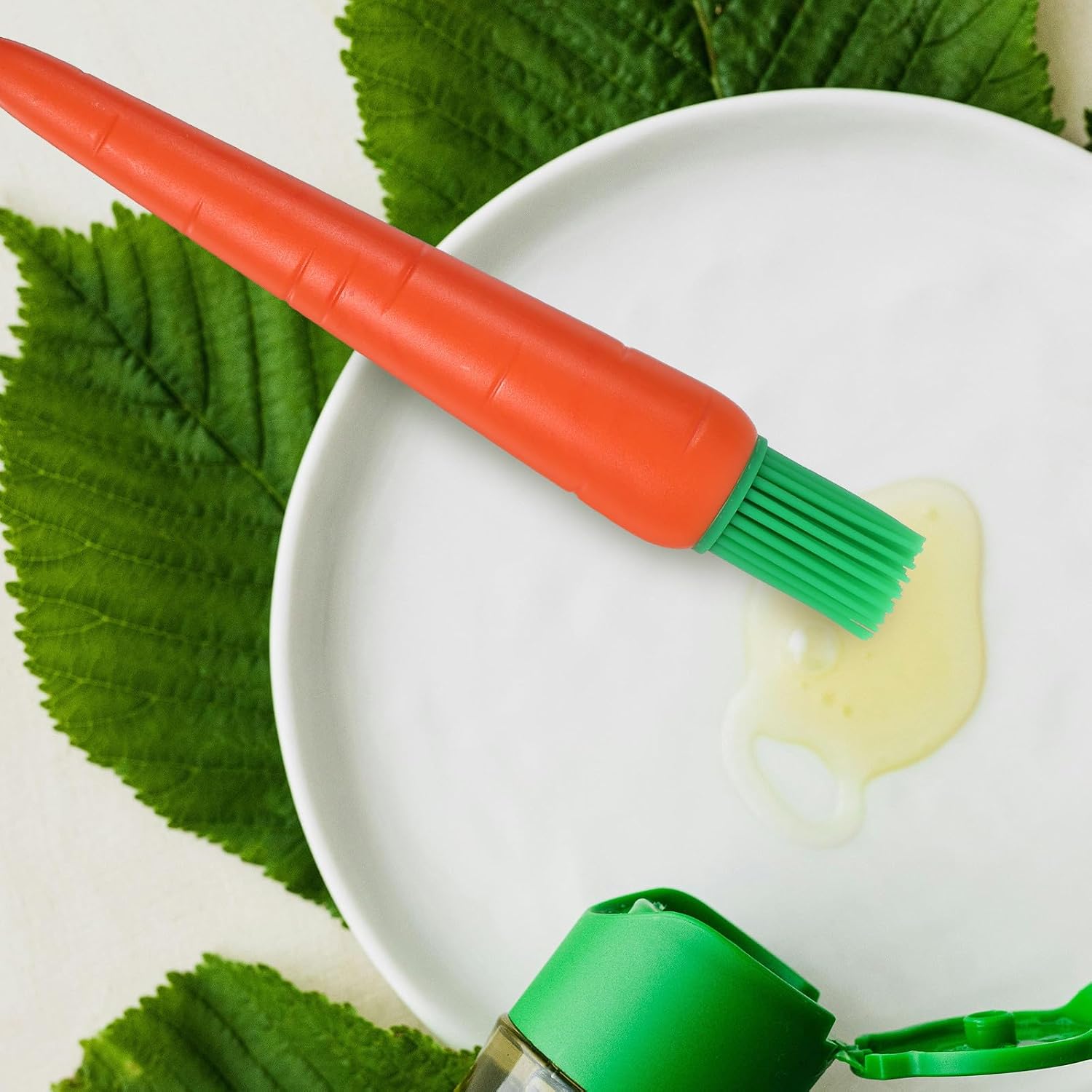 2pcs Silicone Pastry Brush for Baking and Bbq Basting
